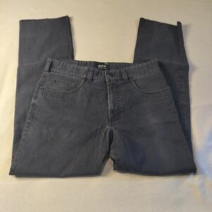 Gardeur Men's Gray Cotton Denim Straight Jeans 32×31